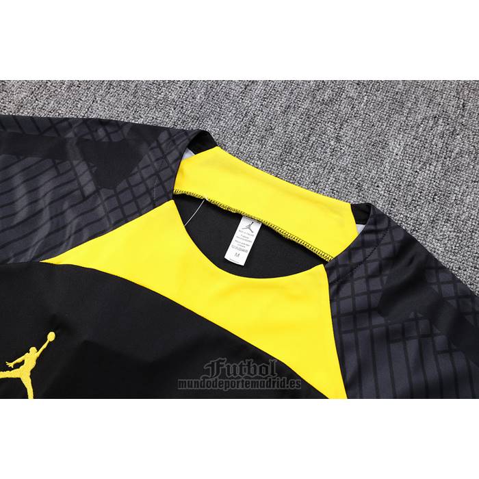 Chandal del Paris Saint-Germain Jordan Manga Corta 2023-2024 Negro - Pantalon Corto
